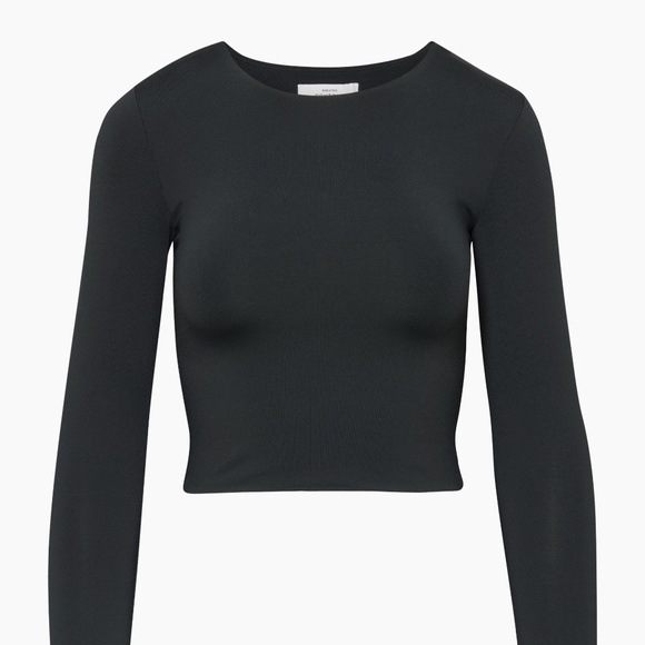 Aritzia Tops - Aritzia Babaton Contour Crew Longsleeve Black Size small